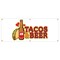 Signmission Tacos & Beer Banner Heavy Duty 13 Oz Vinyl with Grommets Single Sided B-72 Tacos & Beer - alternate 1